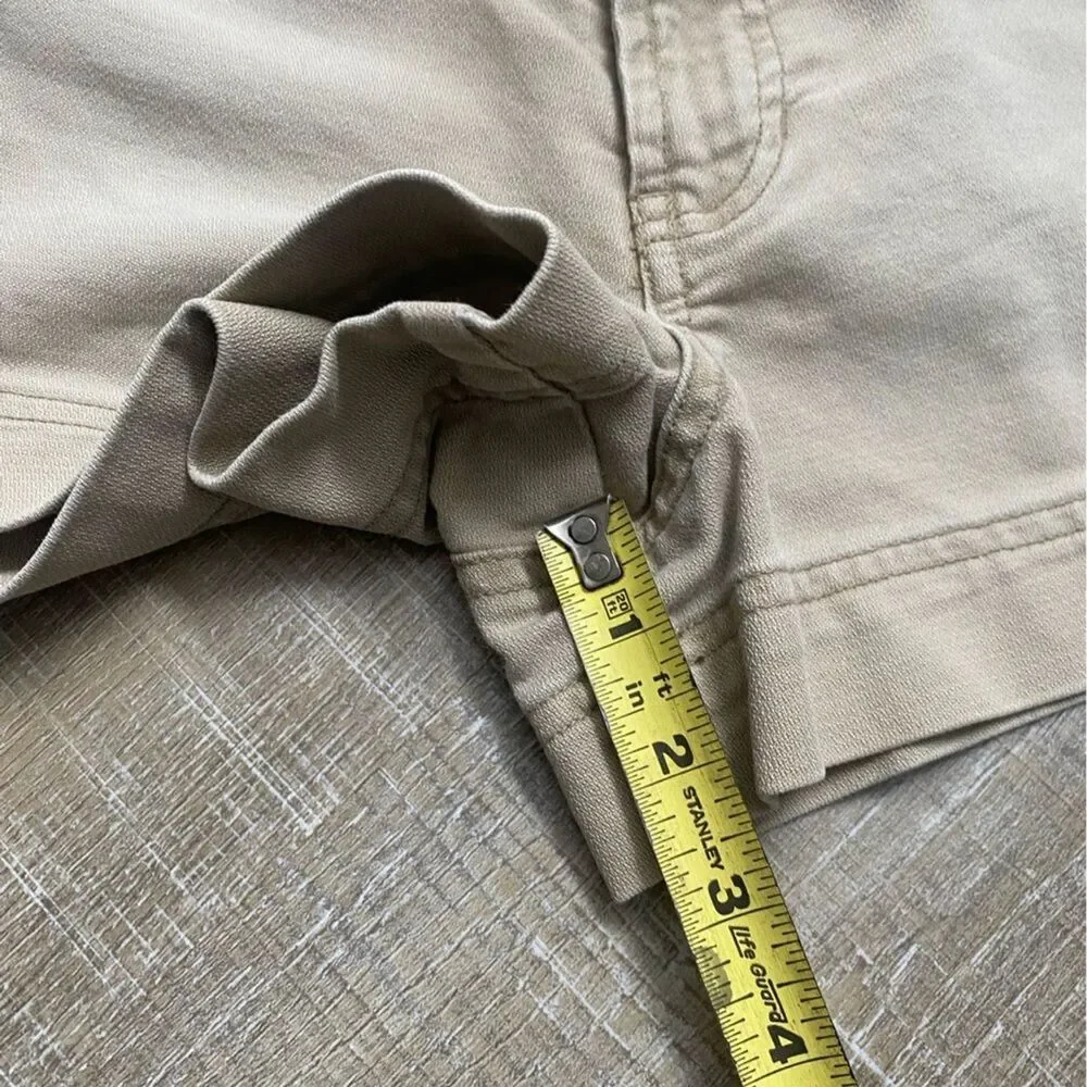Vintage Periscope Y2K Khaki Cargo Shorts Low Rise Utility Mini Shorts 11 Bratz